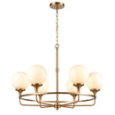 Beverly Hills 6 - Light Modern Gold Chandelier - BlueJay Avenue