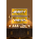 Boston Brass/Cream Buffet Lamp, Set Of 2 - BlueJay Avenue