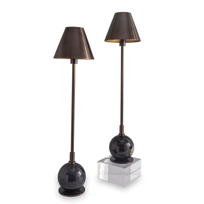 Boston Bronze/Black Buffet Lamp, Set Of 2 - BlueJay Avenue