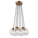 Boudreaux Matte Black & Gold Ceiling Light Fixture - BlueJay Avenue