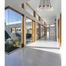 Boudreaux Matte Black & Gold Ceiling Light Fixture - BlueJay Avenue