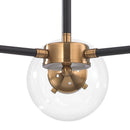 Boudreaux Modern Globe Chandelier Light Fixture – Antique Gold, Polished Nickel & White | 3, 6 & 8 Light - BlueJay Avenue