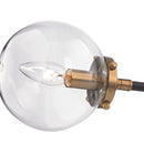 Boudreaux Modern Globe Chandelier Light Fixture – Antique Gold, Polished Nickel & White | 3, 6 & 8 Light - BlueJay Avenue