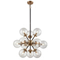 Boudreaux Modern Sputnik Chandelier Light Fixture – 12 & 18 Light Black & White - BlueJay Avenue