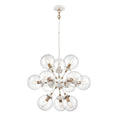Boudreaux Modern Sputnik Chandelier Light Fixture – 12 & 18 Light Black & White - BlueJay Avenue