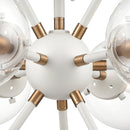 Boudreaux Modern Sputnik Chandelier Light Fixture – 12 & 18 Light Black & White - BlueJay Avenue