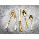 Brescia Oro 18/10 Stainless Steel Gold Flatware Set - 5 Pc/20 Pc Place Setting - BlueJay Avenue