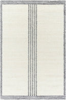 Brook Cream & Charcoal Hand Tufted Wool Rug - BlueJay Avenue