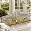Bunny 3 Qt Pyrex Glass Baking Dish with Decorative Lid - BlueJay Avenue