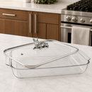 Bunny 3 Qt Pyrex Glass Baking Dish with Decorative Lid - BlueJay Avenue