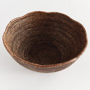 Burma Rattan Scalloped Edge Bowl - BlueJay Avenue