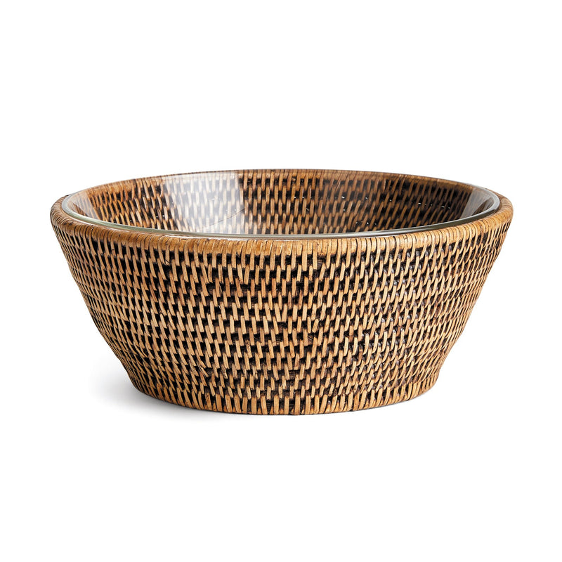 Burma Rattan Serving Bowl - BlueJay Avenue