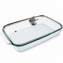 Butterfly 3 Qt Pyrex Glass Baking Dish with Decorative Lid - BlueJay Avenue