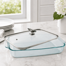 Butterfly 3 Qt Pyrex Glass Baking Dish with Decorative Lid - BlueJay Avenue