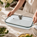 Butterfly 3 Qt Pyrex Glass Baking Dish with Decorative Lid - BlueJay Avenue