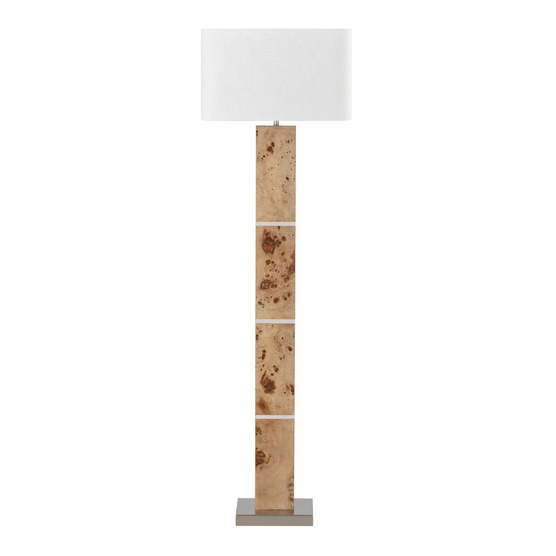 Cahill Floor Lamp, Natural Burl - BlueJay Avenue