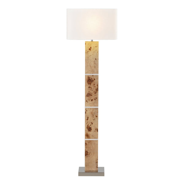 Cahill Floor Lamp, Natural Burl - BlueJay Avenue
