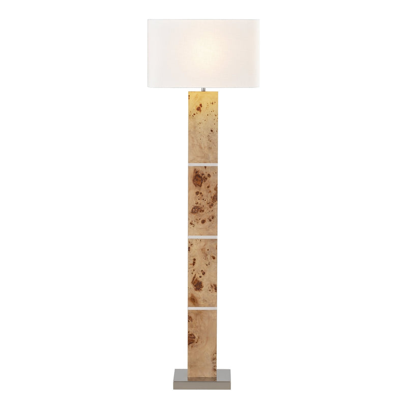 Cahill Floor Lamp, Natural Burl - BlueJay Avenue