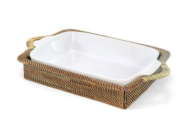 Calaisio Casserole Basket with Stoneware Baking Dish - BlueJay Avenue