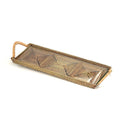 Calaisio Rectangular Serving Tray With Glass Bottom - BlueJay Avenue