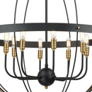 Caldwell Matte Black Globe Chandelier - BlueJay Avenue