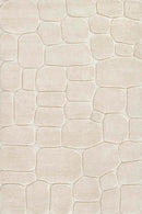 Canyon Hand Tufted Plush Cream Wool Rug - BlueJay Avenue