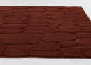 Canyon Hand Tufted Plush Wool Rug in Rust - BlueJay Avenue