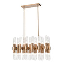 Carisbrooke Gold Linear Chandelier - BlueJay Avenue