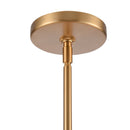 Caroline 6-Light Brushed Gold Globe Chandelier - BlueJay Avenue