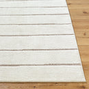 Cascade Cream Machine Woven Modern Area Rug - BlueJay Avenue