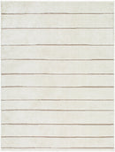 Cascade Cream Machine Woven Modern Area Rug - BlueJay Avenue