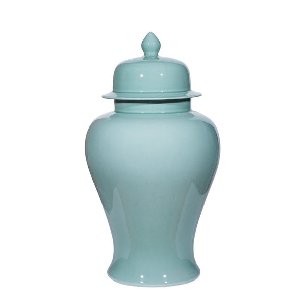 Celadon Temple Jar - BlueJay Avenue