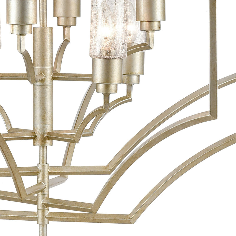 Cheswick Silver Dimmable Chandelier - BlueJay Avenue