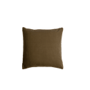Chevron Woven Suede Leather Throw Pillow, Forest, 20 x 20 - BlueJay Avenue