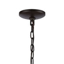 Concentric 7-Light Orb Chandelier – Bronze & Satin Brass with Crystal Accents - BlueJay Avenue