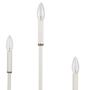 Continuance Modern Arc Chandelier – 6-Light Contemporary Ceiling Light - BlueJay Avenue