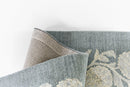Cotswold Blue Floral Cottage Style Hand Tufted Wool Rug - BlueJay Avenue