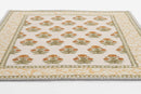 Cotswold Gold Floral Cottage Style Wool Rug - BlueJay Avenue