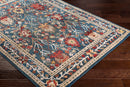 Crafty Medium Pile Blue Traditional Area Rug - BlueJay Avenue