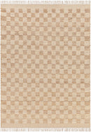 Dama Woven Jute Checkered Rug - BlueJay Avenue
