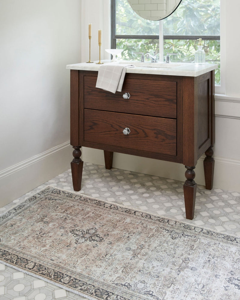 Darling Beige Washable Rug - BlueJay Avenue