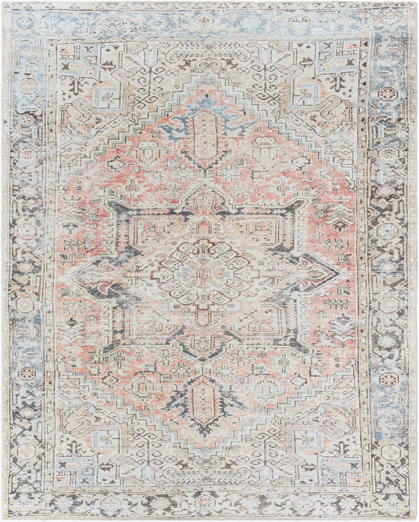 Darling Coral Machine Washable Rug - BlueJay Avenue