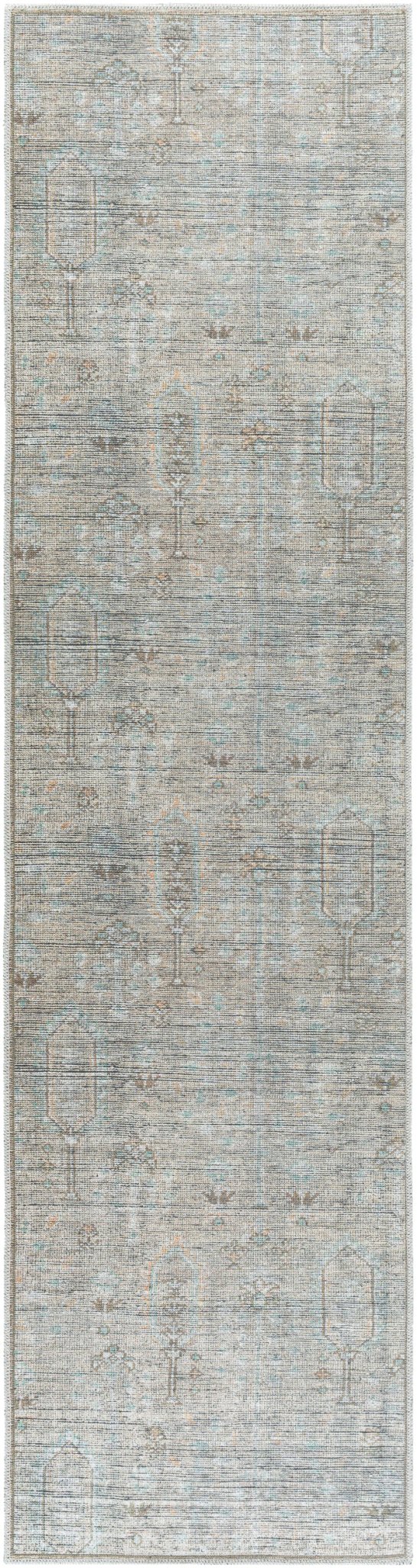 Darling Tan and Black Washable Rug - BlueJay Avenue