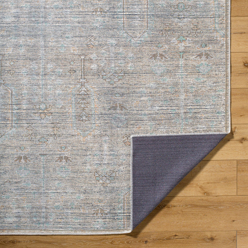 Darling Tan and Black Washable Rug - BlueJay Avenue