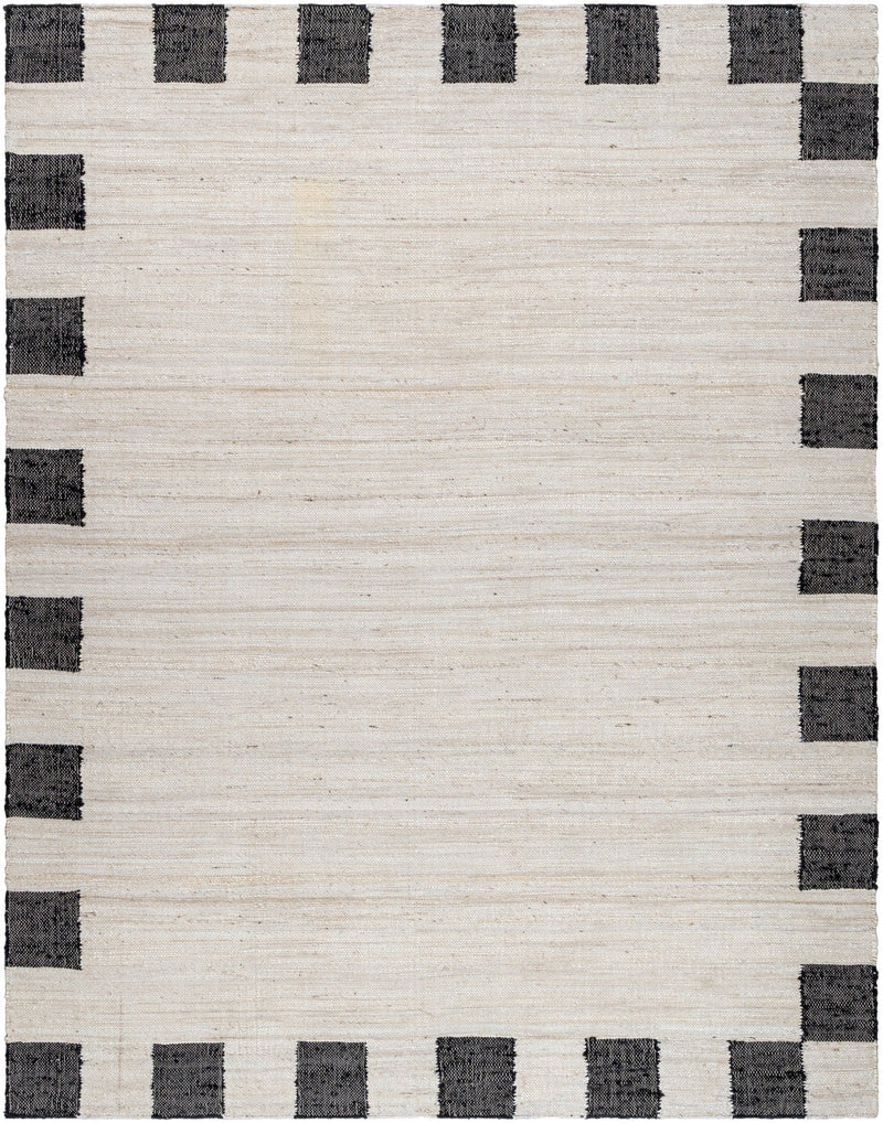 Diane Jute Natural Black Rug - BlueJay Avenue