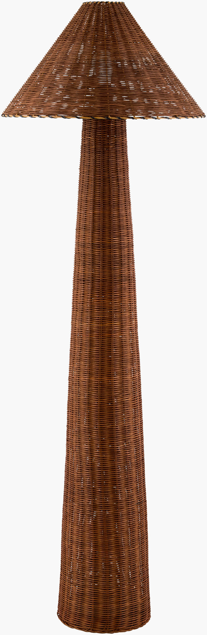 Dunehaven Rattan Floor Lamp - BlueJay Avenue