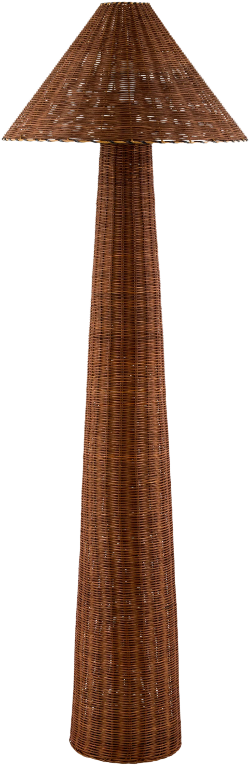 Dunehaven Rattan Floor Lamp - BlueJay Avenue
