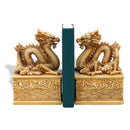 Dragon Ivory Bookends, Set of 2 - BlueJay Avenue