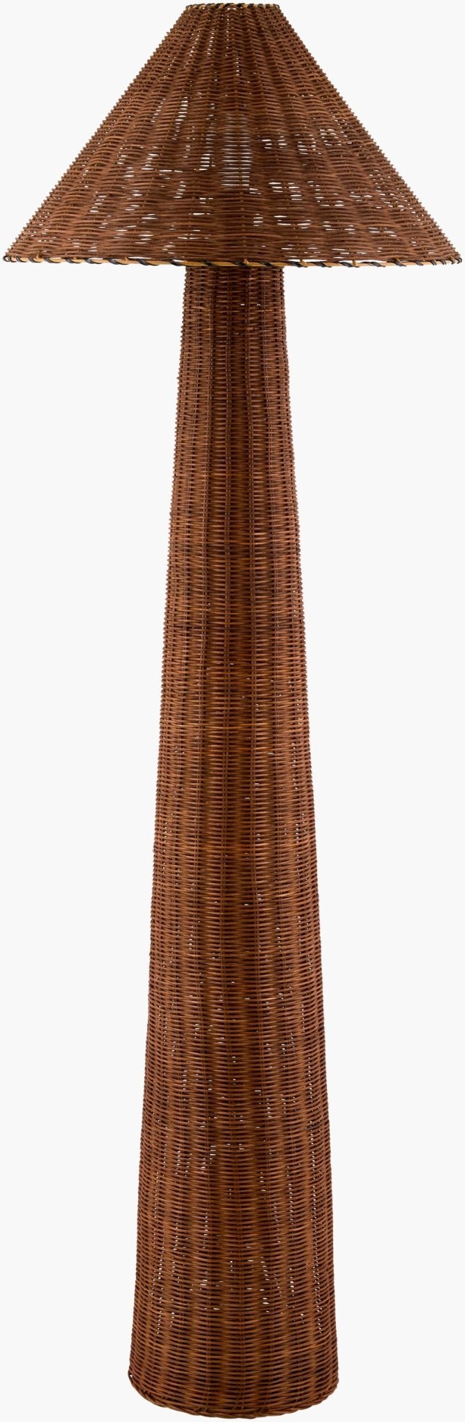 Dunehaven Rattan Floor Lamp - BlueJay Avenue