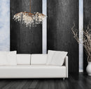 Elia 6-Light Spanish Bronze Branch Crystal Chandelier - BlueJay Avenue